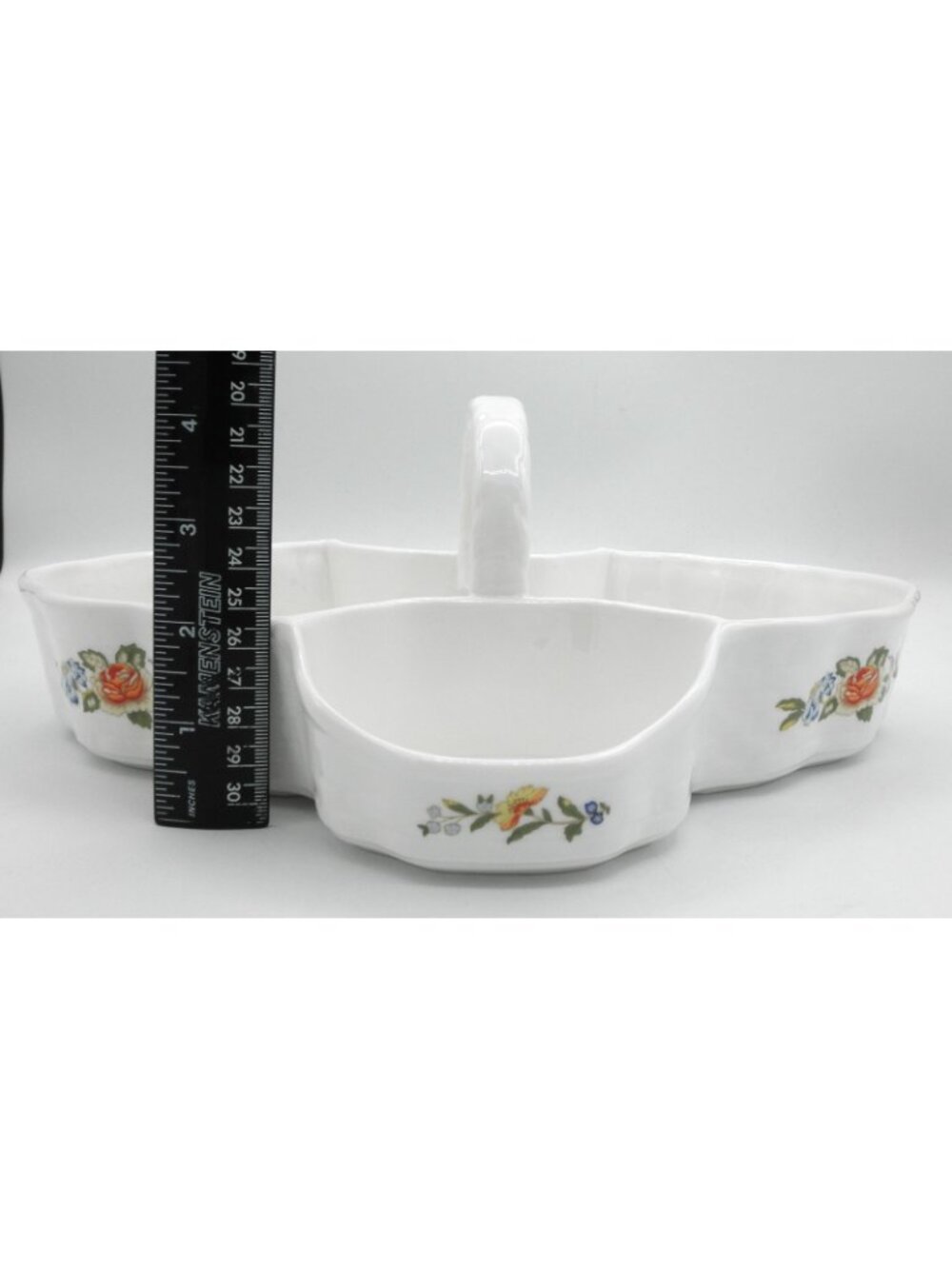 Cottage Garden by Aynsley Strawberry Basket with Cream and Sugar Set of 3 AYNOGA - Picture 6 of 13